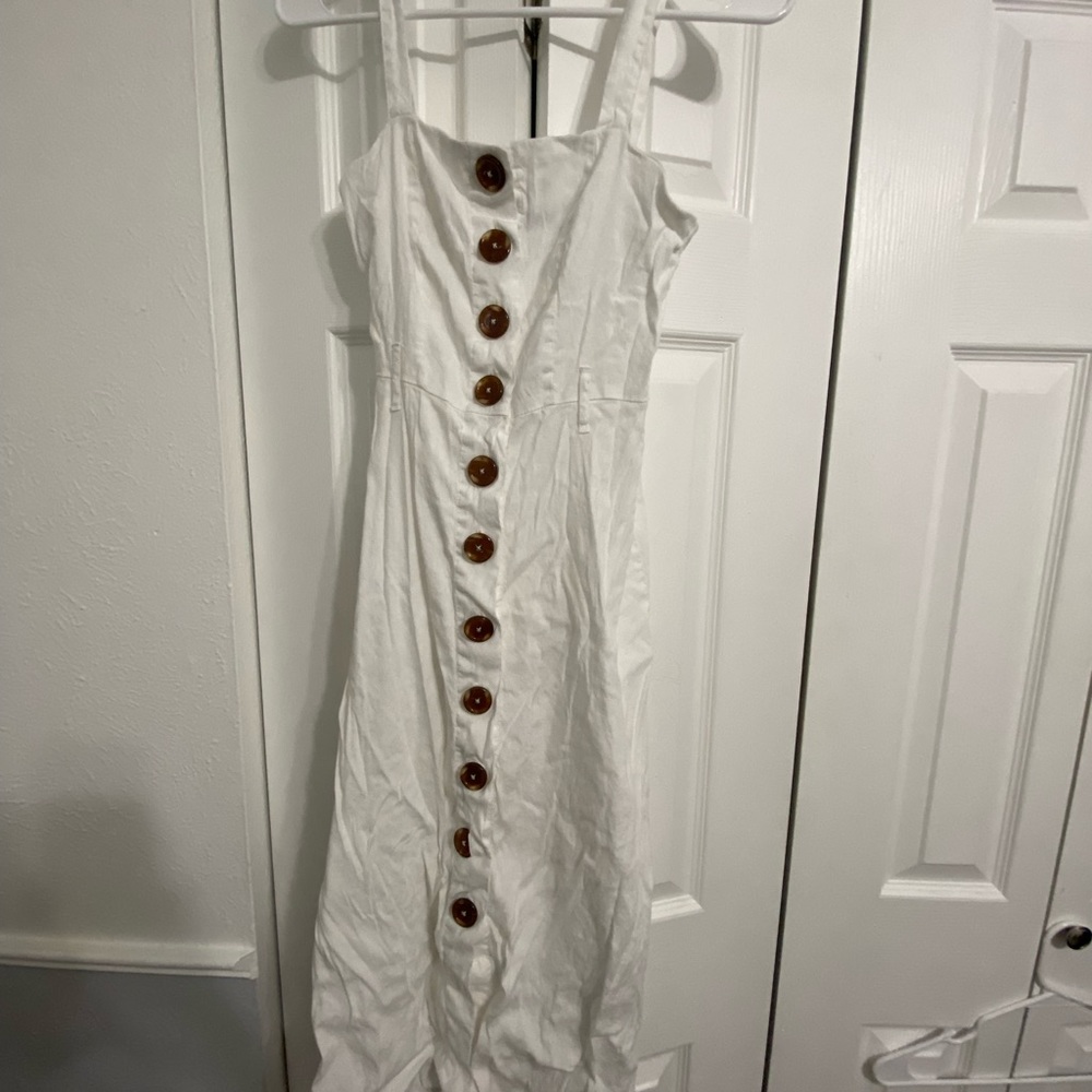White Midi Dress